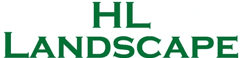 Green logo with the initials "hl" followed by the word "landscape".